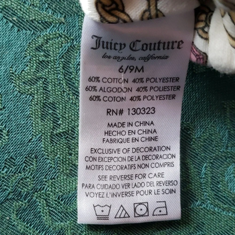 JUICY COUTOURE baby beeney 6-9 M.